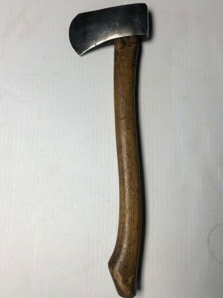 Vintage Marbles Axe 9 With 12 1/2 " Wood Handle " Goats Foot "