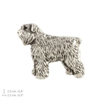 Bouvier Des Flandres,  Silver Covered Pin,  Art Dog Usa