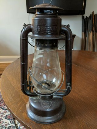Antique Vintage Beacon Railway Oil Lantern Gsw.  Made In Canada