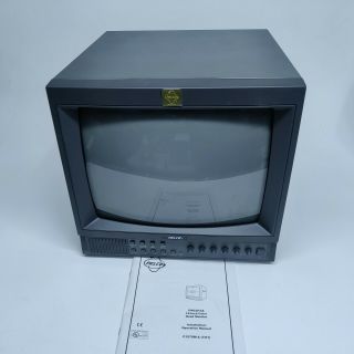 Pelco Pmcq14a 14 Inch Crt Color Video Monitor - Vintage Retro Gaming