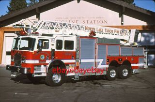 Fire Apparatus Slide,  Truck 11,  North Lake Tahoe Fd / Nv,  2000 Kme 6x6