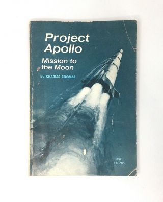Vintage Project Apollo Mission To The Moon By Coombs Scholastic Paperback Book