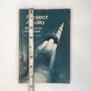 Vintage Project Apollo Mission to the Moon by Coombs Scholastic Paperback Book 2