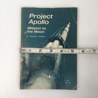 Vintage Project Apollo Mission to the Moon by Coombs Scholastic Paperback Book 3