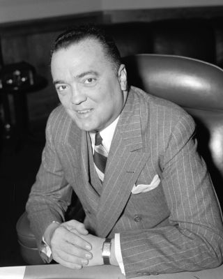 8x10 Photo: J.  Edgar Hoover,  Federal Bureau Of Investigation (fbi) Director