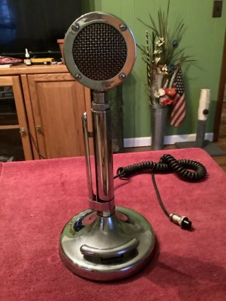 Vintage Astatic Silver Eagle Microphone Cb Radio