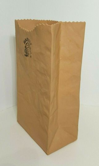 Vtg Michael Harvey Craft 2 Brown Paper Bag Ceramic Pottery Vase Planter Canada 2