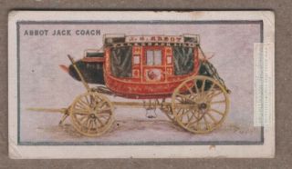 1860s Imported American Abbot Horse Coach Zealand 1920s Trade Ad Card