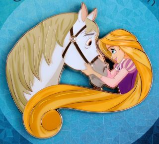 Disney Artland Rapunzel Maximus Le 300 Pin Tangled On Card Princess & Horse