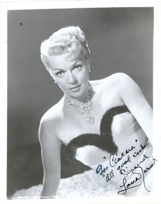 American Beauty,  Actress Lana Turner " Glamour Queen " Signed Vintage Studio Photo