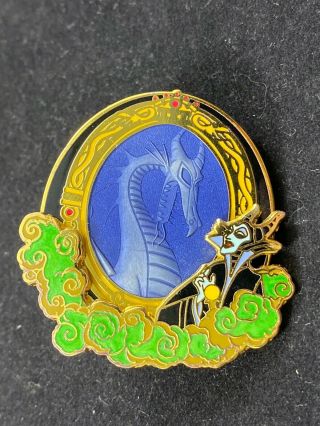 Disney Pin - 13 Reflections Of Evil - Villains Mirror Image Maleficent Dragon Le