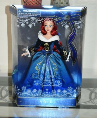 Disney Ariel Doll The Little Mermaid 2020 Holiday Special Edition Christmas