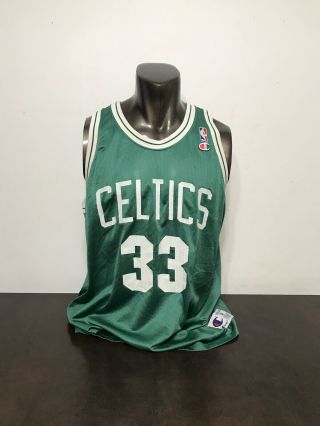 Vintage Larry Bird Boston Celtics Champion Basketball Jersey Sz 48 Made In Usa