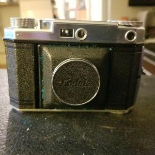 Vintage Kodak Retina IIa 35mm Folding Camera And Leather Field Case Germany 3