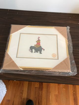 Walt Disney Limited Edition Serigraph Cel “winnie The Pooh And The Blustery Day”