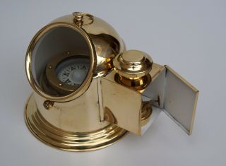 Vintage Marine Binnacle Boat Gimbal Compass Brass Nautical Ship Navigation Decor