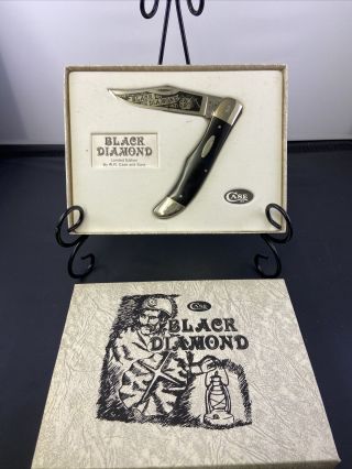 Vintage Case Xx Black Diamond Knife Limited Edition 2165 Bolster