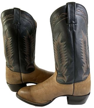 Vintage Tony Lama Cowboy Boots Size 10.  5 1980 Rockabilly Farm
