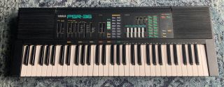 Yamaha Psr - 36 Midi Fm Portable Synthesizer Keyboard - - Vintage 1988