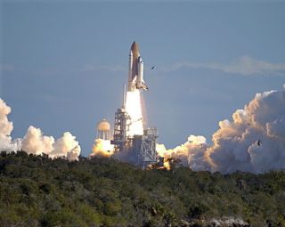8x10 Nasa Photo: Final Launch Of Space Shuttle Columbia,  Mission Sts - 107