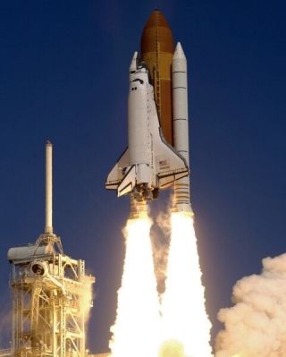 8x10 Nasa Photo: Launch Of Space Shuttle Atlantis Mission Sts - 115