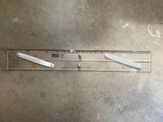 18 " Aluminum Arms Parallel Rule (weems & Plath 138)