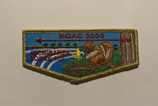 Oa Michigamea Lodge 110 Noac 2000 Flap