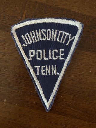 Johnson City Tennessee Police Patch (very Rare) 1940’s - 1st Edition