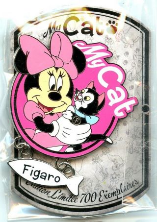Disneyland Paris - My Cat Series - Minnie And Figaro Pin