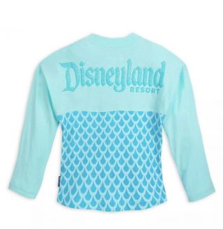 Disney Parks Disneyland Spirit Jersey Ariel Kids Girl Small Mermaid Shirt Sz 6/7