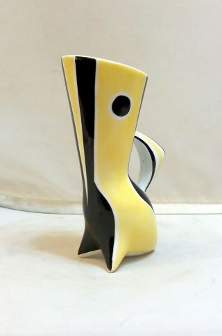Zsolnay Tricolor Vase Mid - Century Modern Art 1960 