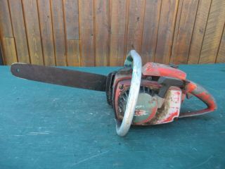 Vintage Homelite Xl - Automatic Chainsaw Chain Saw With 15 " Bar