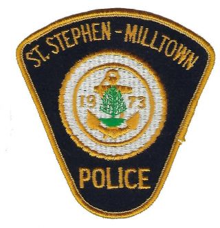 St,  Stephen - Milltown,  Brunswick,  Canada Police Patch