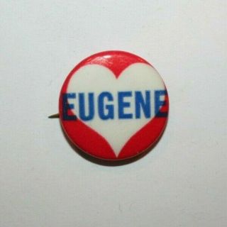 1972 Eugene Mccarthy President Campaign Button Political Pinback Pin Election