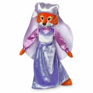 Rare Disney Store Authentic Maid Marian Robin Hood 18 " Plush Rag Doll Fox