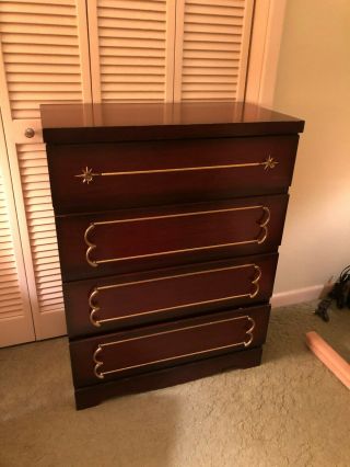 Bm7003 Tall Mid Century Modern Chest Of Drawers Local Pickup