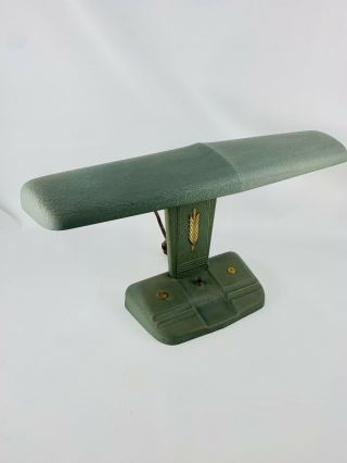 Moe Bros Green Airplane Wing Style Mid Century Art Deco Desk Lamp Table Vintage 2