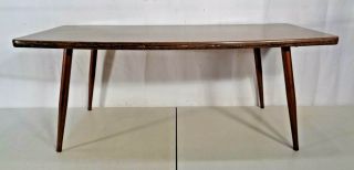 Vintage Mid Century Modern Surfboard Style Coffee Table Formica Top Retro 1960 
