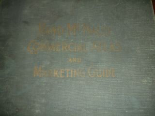 Vintage Rand Mcnally Commercial Atlas And Marketing Guide 76th Edition 1945 Book