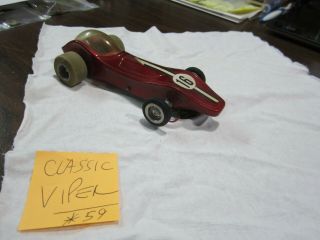 Vintage Classic Viper 1/24 Scale Slot Car Burgundy (see Pictures)