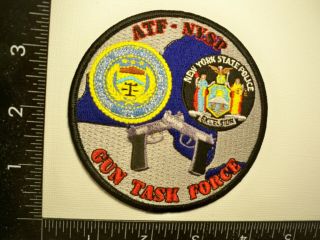 Federal Atf Rochester,  Ny Gun Tf Patch York State Police Task Force Nysp