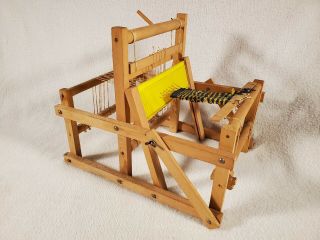 Vintage Wood Table Top Weaving Loom
