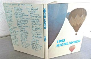 Licking Heights High School,  Pataskala,  Ohio.  1983 H.  S.  Year Book,  " Highlander "