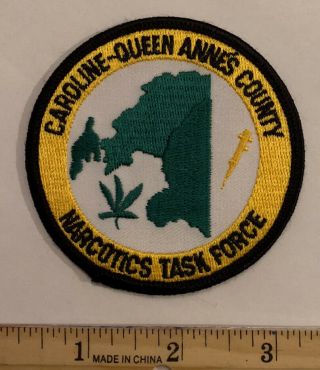 Caroline Queen Anne’s County Narcotics Task Force Patch