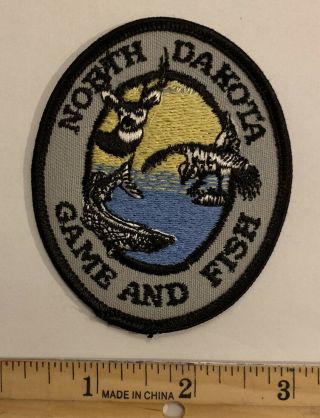 North Dakota Fish And Game Patch Older Version Of Current Issue