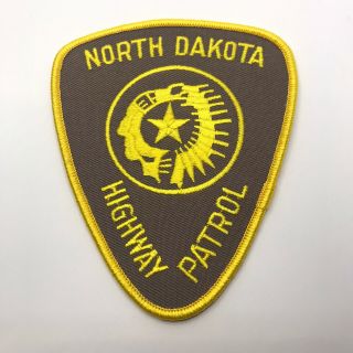 Vintage North Dakota Highway Patrol Police Patch Trooper Nd State Police Patrol