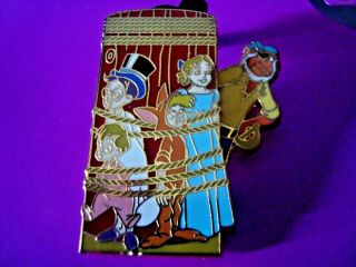 Dcl Disney Wonder Rescue Captain Mickey,  Peter Pan Wendy Tied Up Pin Le 1000