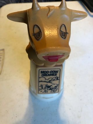 Vintage Whirley Industries (warren,  Pa) Plastic Moo - Cow Creamer Cream Pitcher