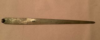 Roycroft Letter Opener Hand Hammered With Patina