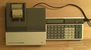 Vintage Texas Instruments Calculator Ti - 66 Programmable,  Case,  Pc - 200 Printer